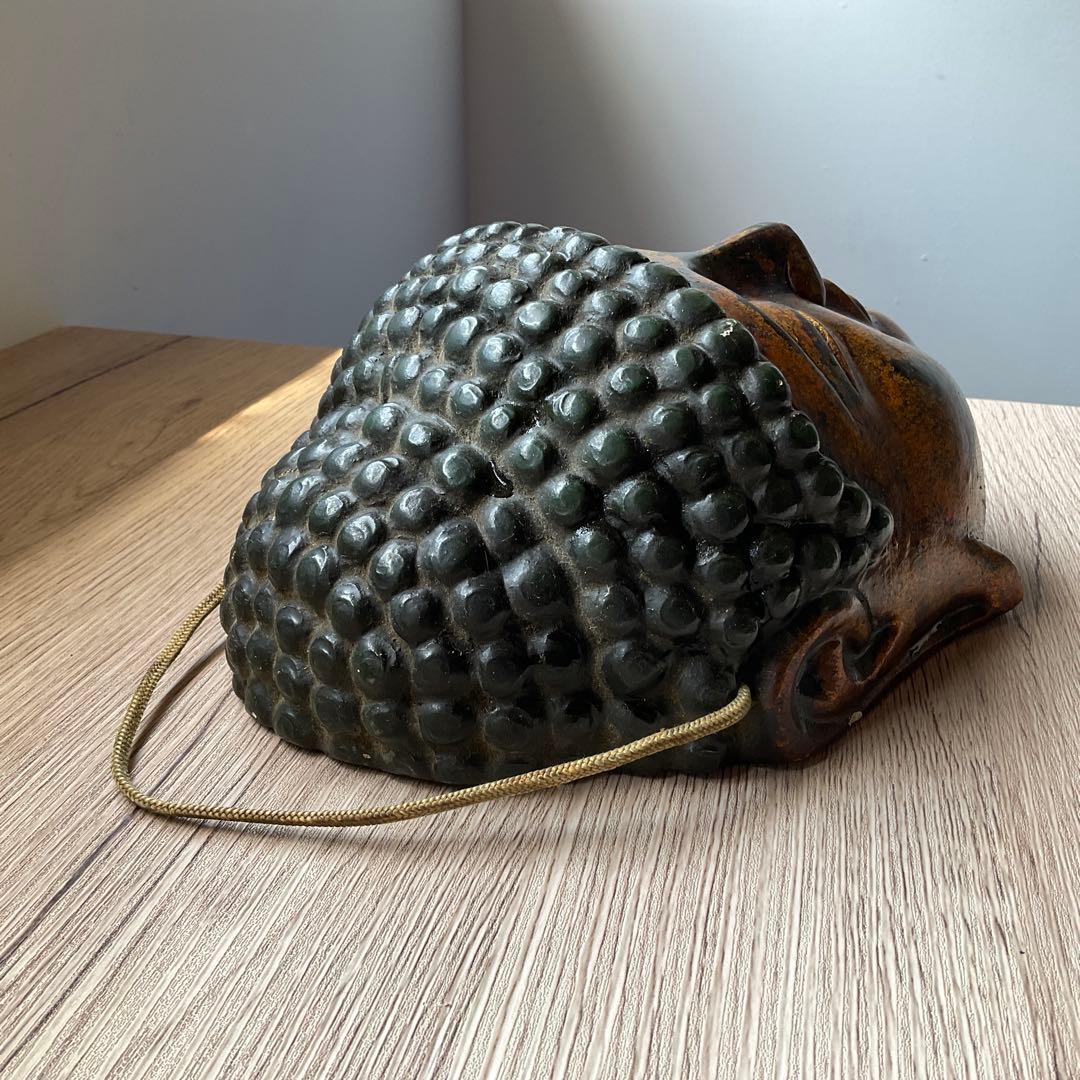 骨董　古物　東大寺弥勒菩薩　お面