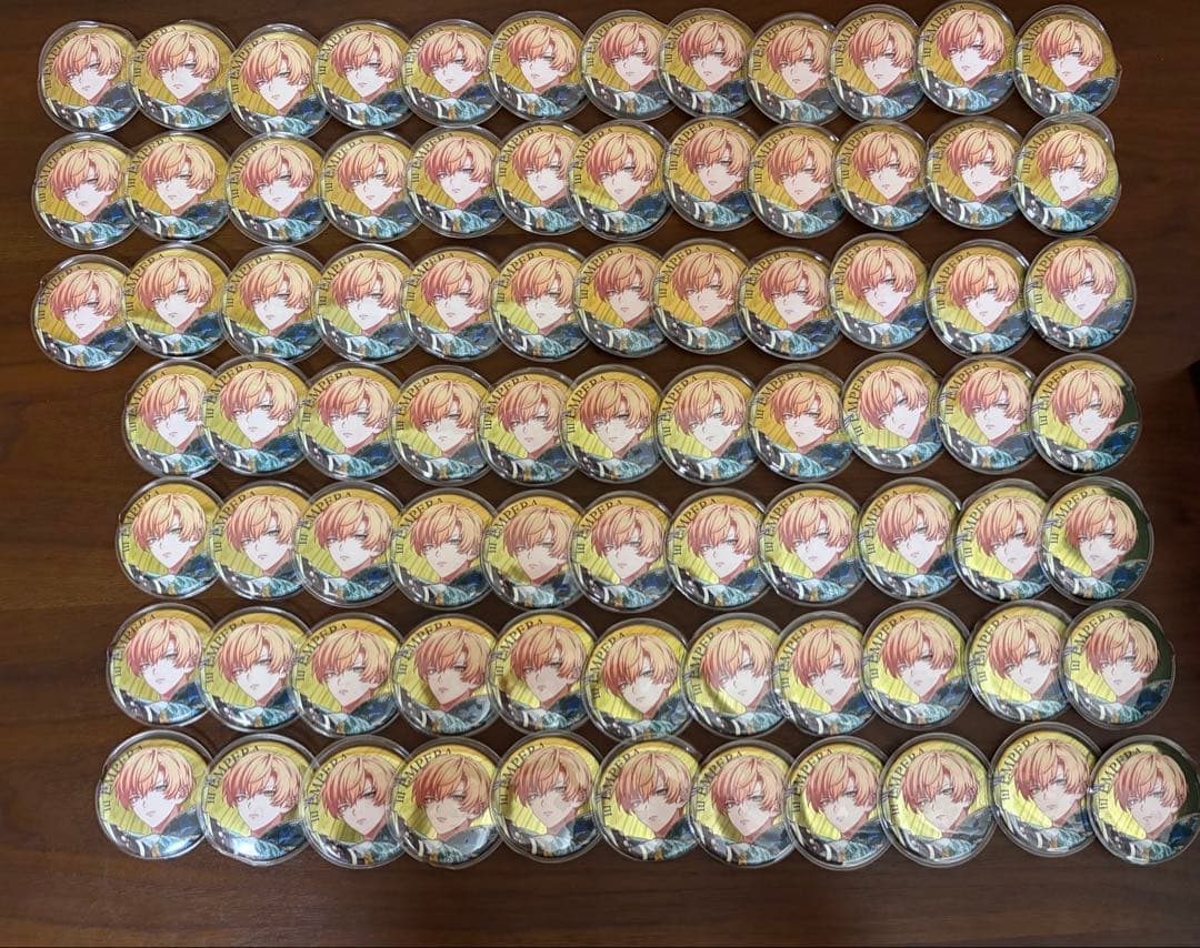 パラライ 燕東夏 缶バッジ 80個セット