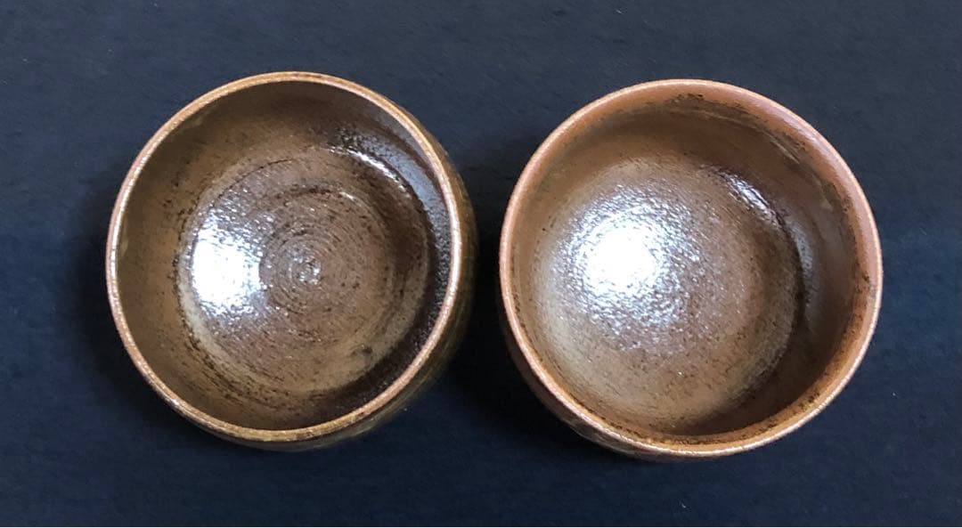 《R》伊羅保茶碗 萬古 延寿窯 二代 佐藤延寿 栞 共箱 260105か4