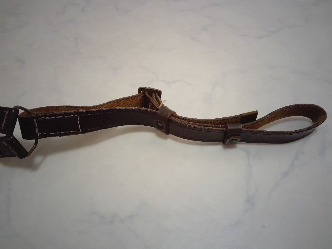 実物？ ソ連 ロシア ベルト サスペンダー 本革 軍 ソビエト ミリタリー