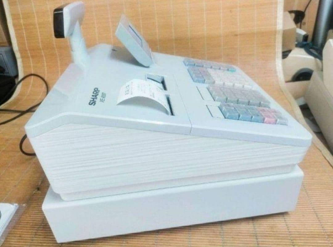 シャープレジスター　XE-A307　PC連携売上管理　フル設定無料　307333