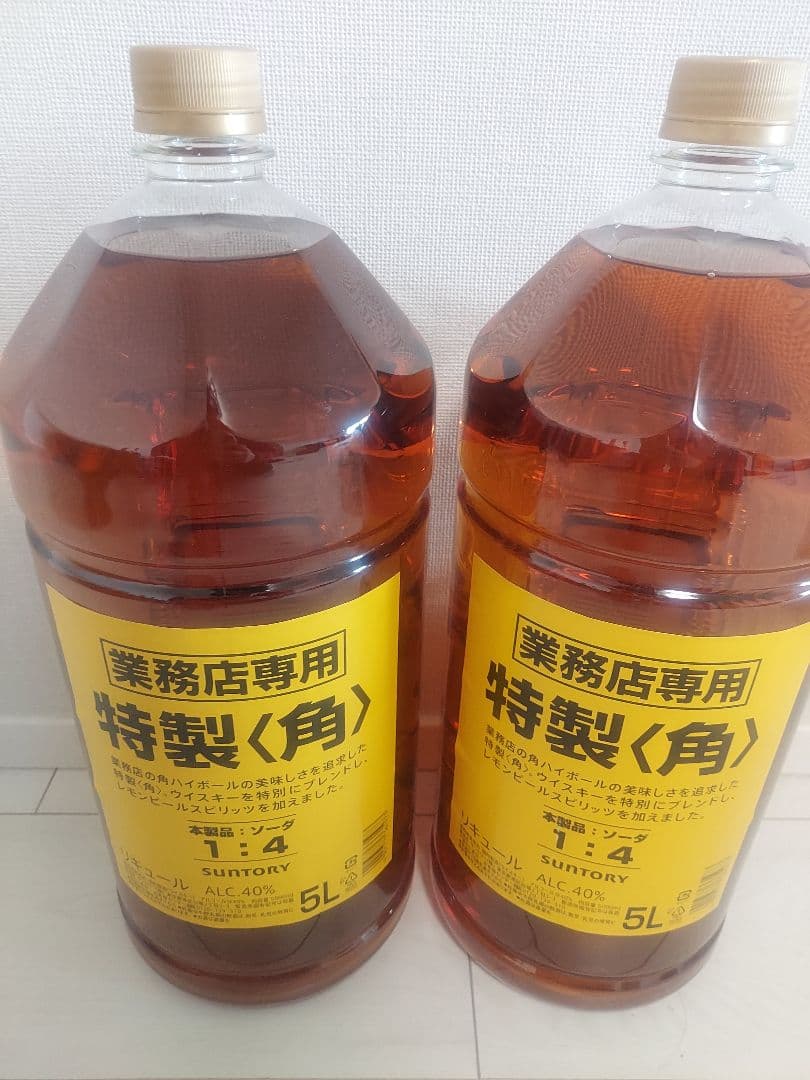 サントリー 特製角ウイスキー 5L　２本