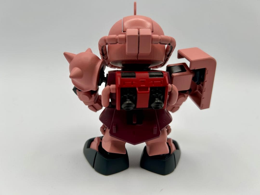 SDガンダム BB戦士ミキシング　シャアザクとザク2体セット　塗装改修品