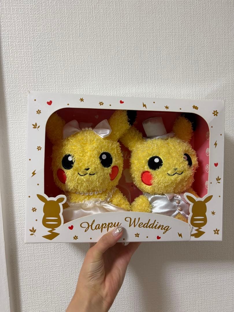 希少 ピカチュウ ウェディング ドール セット　ポケモン 結婚式