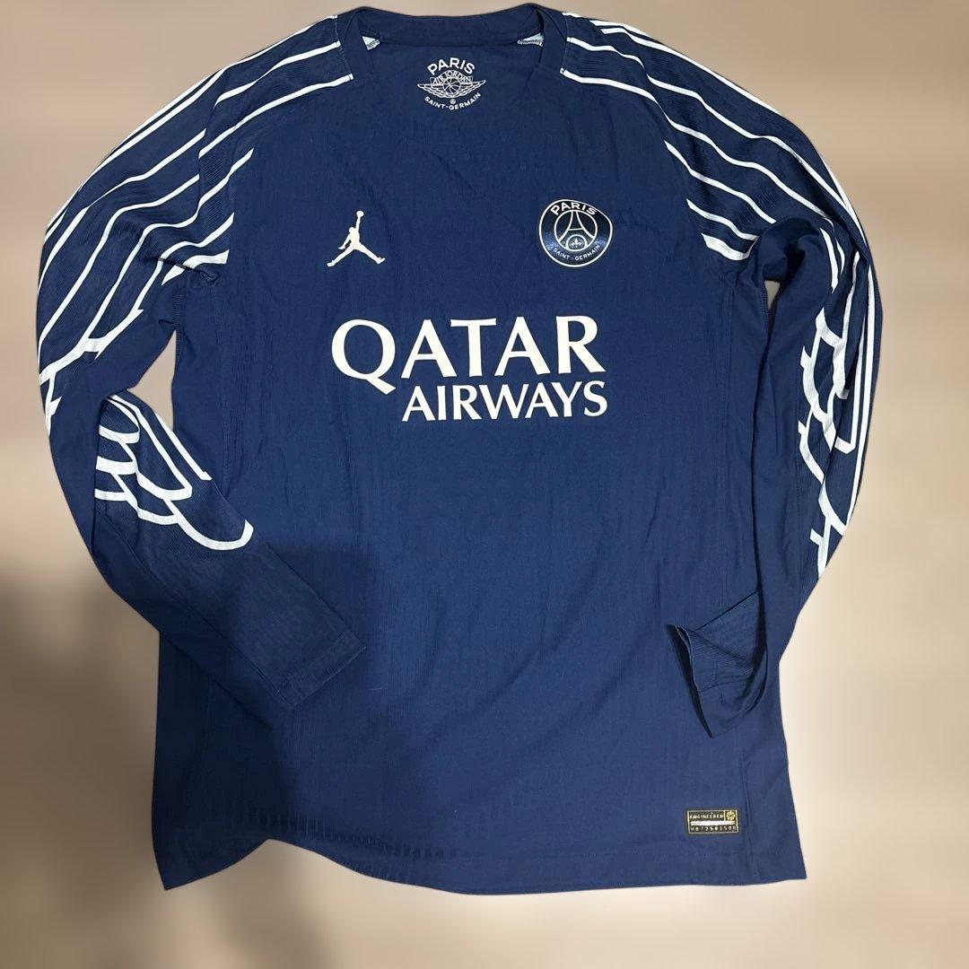 パリ・サンジェルマン 長袖ジャージ ネイビー