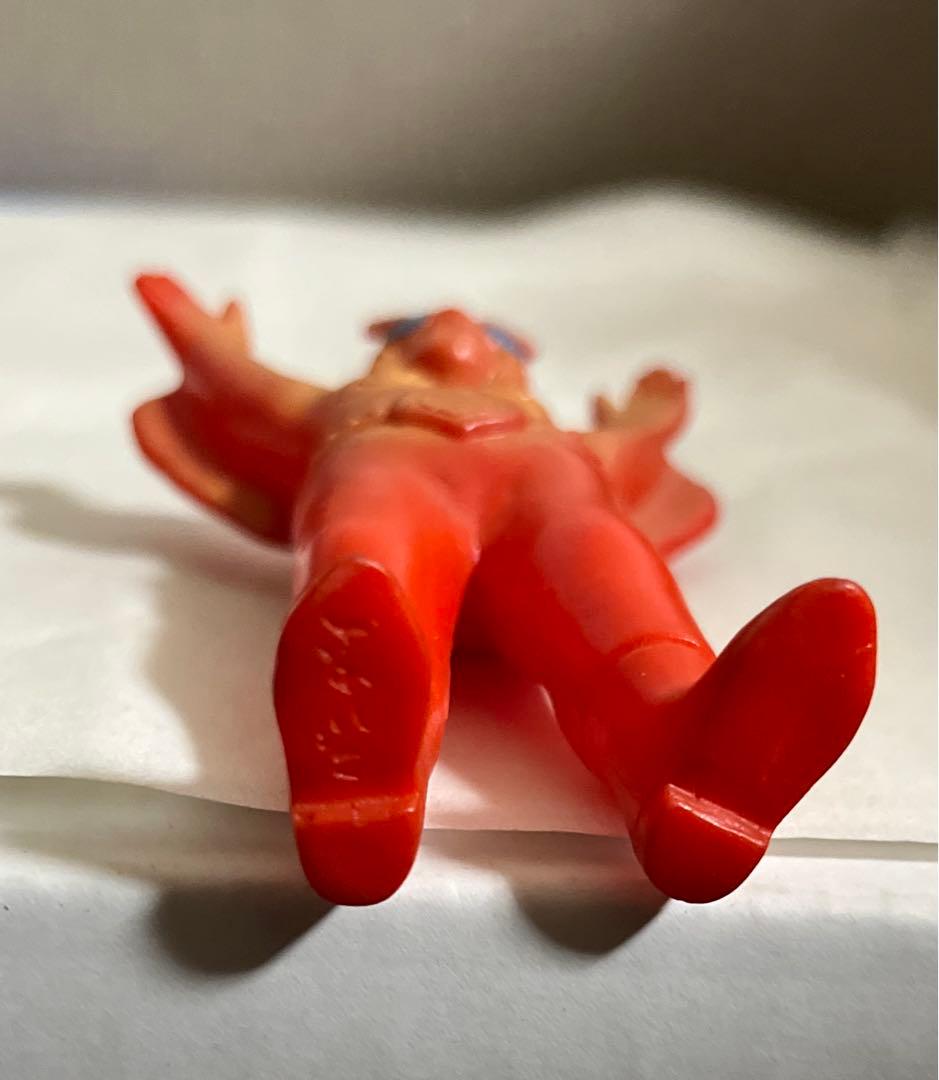 ⚠️レア　珍色　旧バンダイ　蜂女　ハチ女　ミニソフビ　当時物