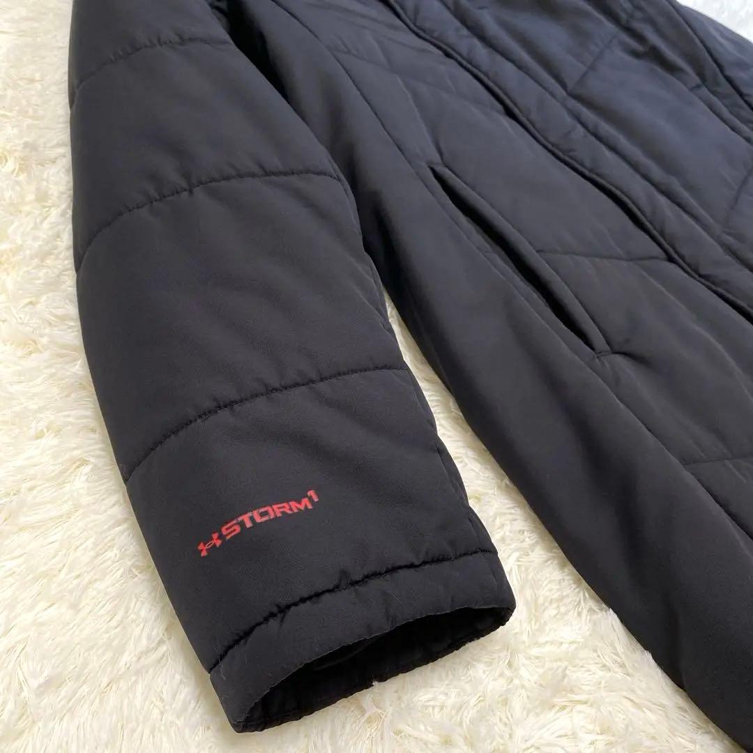 ✨超美品✨アンダーアーマー ロングベンチコート L ブラック