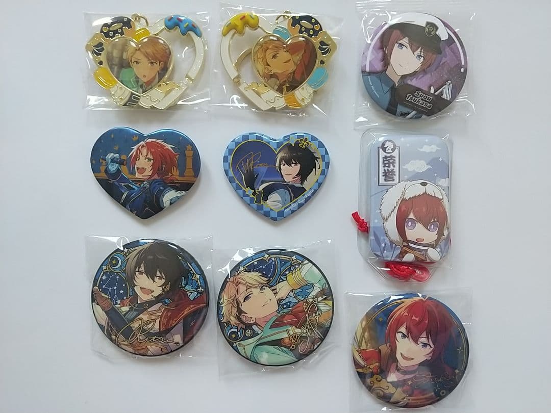 あんスタ 中国 台湾 缶バッジ Knights レオ 凛月 嵐 司