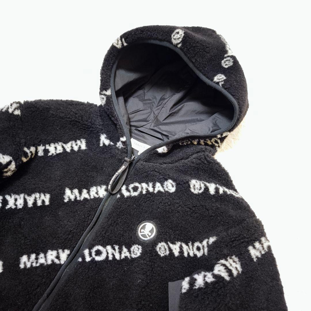 【極美品】23AW MARK&LONA マークアンドロナ ボアブルゾン 46 黒
