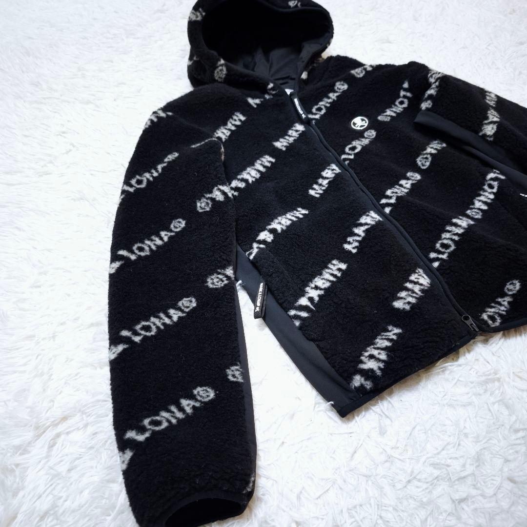 【極美品】23AW MARK&LONA マークアンドロナ ボアブルゾン 46 黒