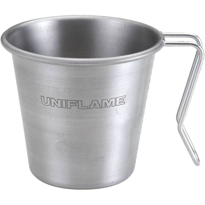 [新品•未使用品]ユニフレーム　スタッキングマグ350 チタン　4個セット