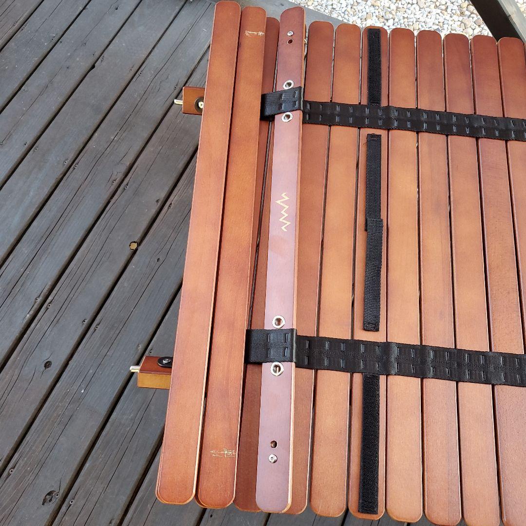 ウッドロールテーブル　アルペン木製折りたたみ