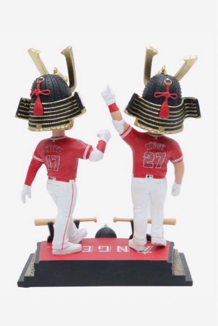 エンゼルス 大谷翔平 マイクトラウト トラウタニ ボブルヘッド ホームラン兜