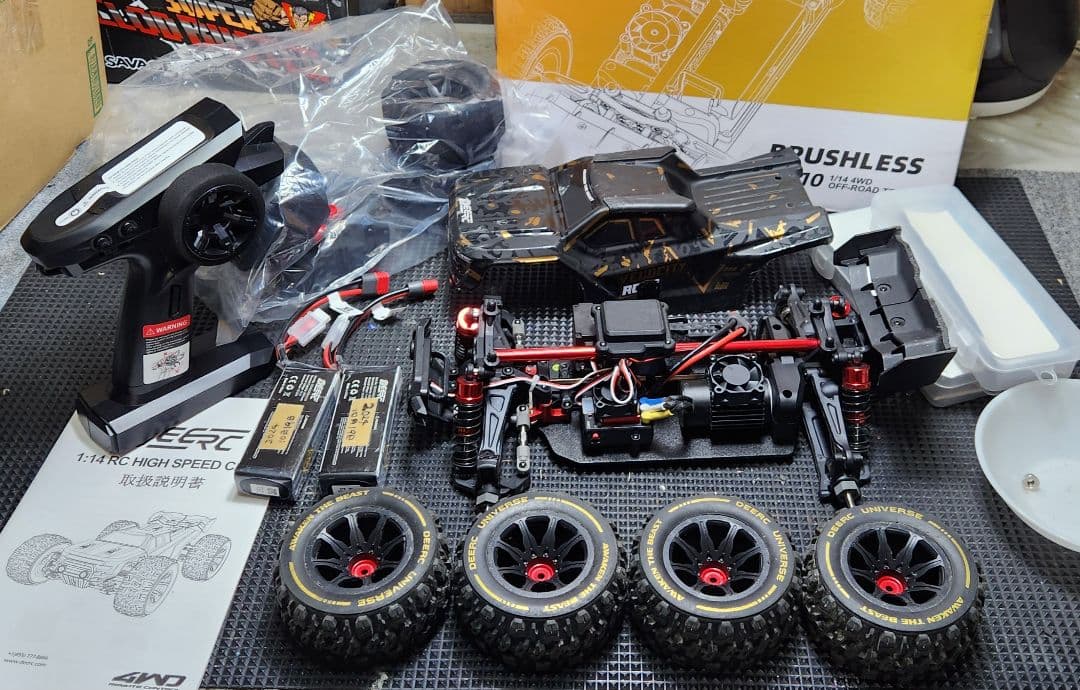 DEERC 14210 1/14 RCカー 76km/h