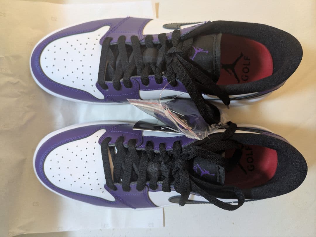 新品★コートパープル★AJ１★ナイキ★ジョーダン★1★ロー★ゴルフ★27.5cm