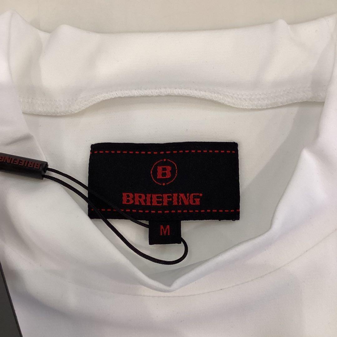 新作　BRIEFING MINI 3D LOGO HIGHNECK ホワイトM