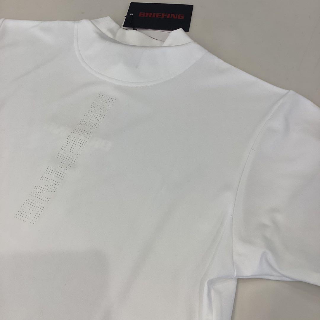 新作　BRIEFING MINI 3D LOGO HIGHNECK ホワイトM