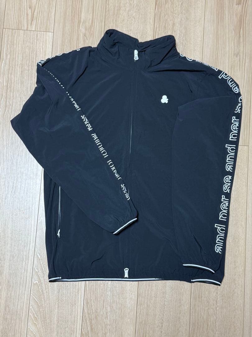 【12/29まで値引】【美品】アンパスィ　ゴルフウェア　プルゾン　ブラック　LL