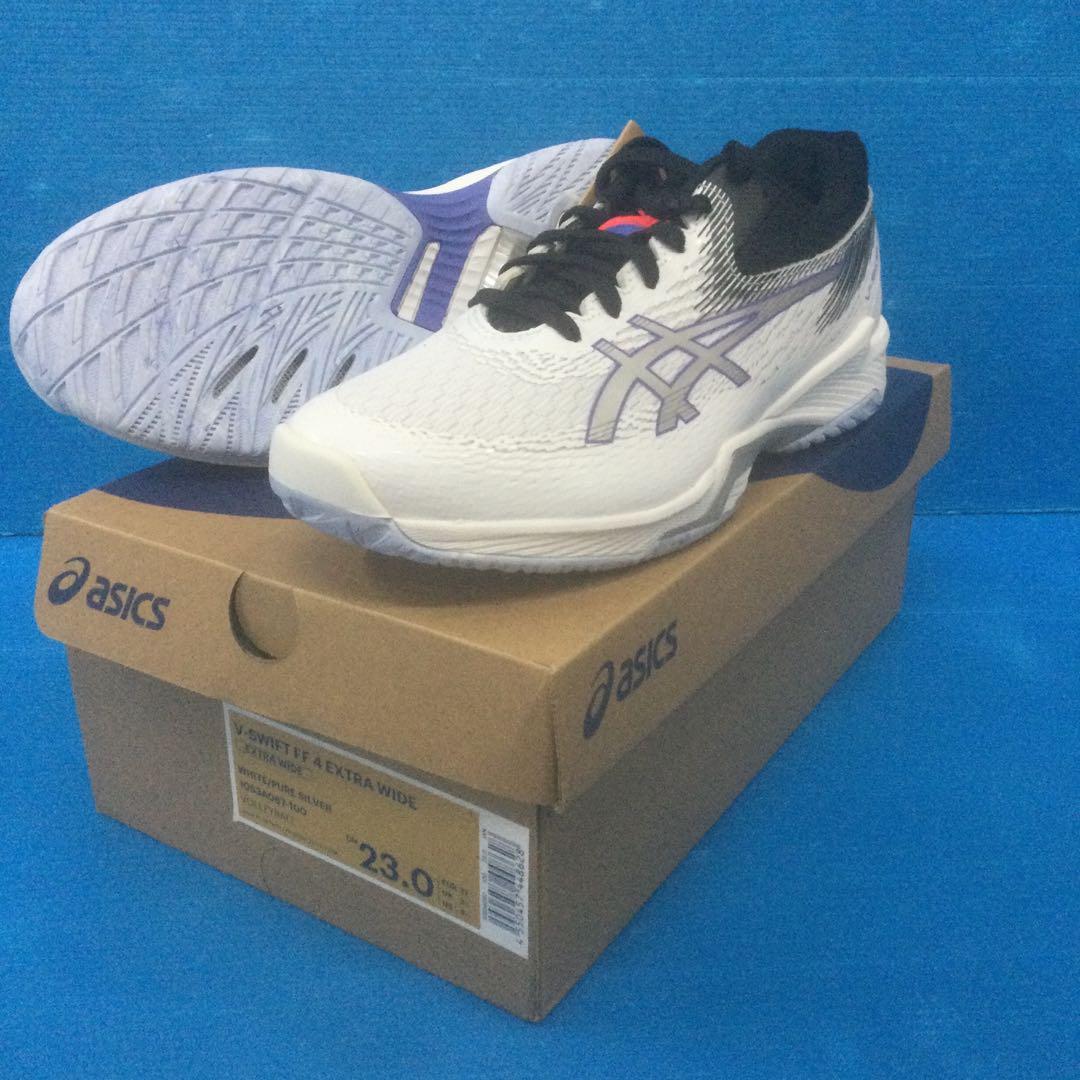 アシックス 1053A067 100 23.0 V-SWIFT FF 4/新品