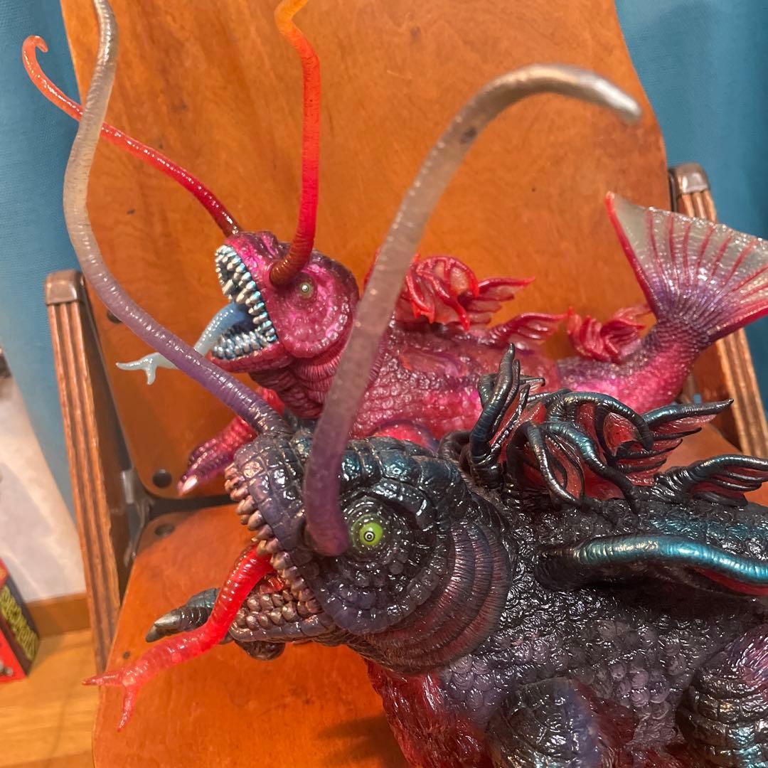 怪獣ギョー ソフビ フィギュア　2体セット　楳図かずお　アートストーム　訳あり