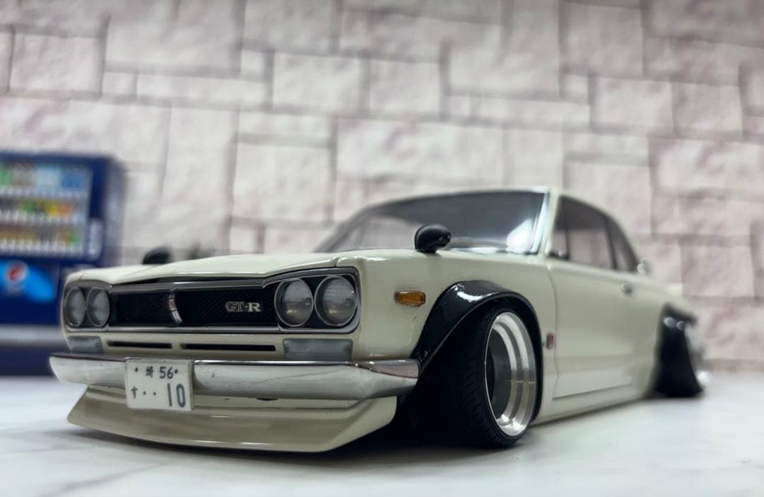 1/18 オートアート　ハコスカ GTR ワタナベ深リムスーパーワイドカスタム
