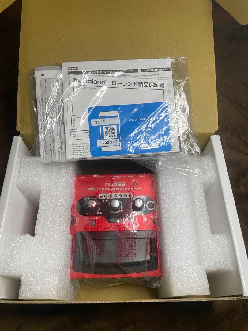 BOSS VE-2 Vocal Harmonist レッド