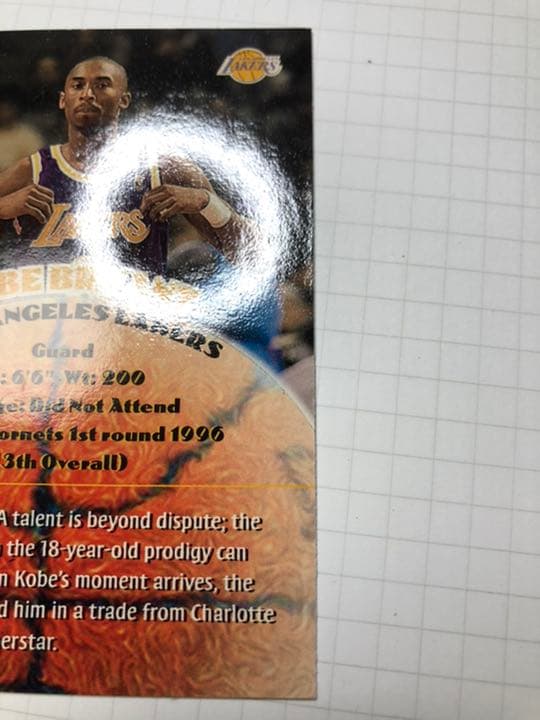 コービーブライアント ルーキーカード 1996年TOPPS R9