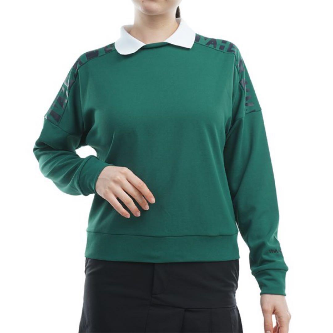 【新品】ビバハート　ライトウェイトフェイクレイヤード ストレッチ プルオーバー