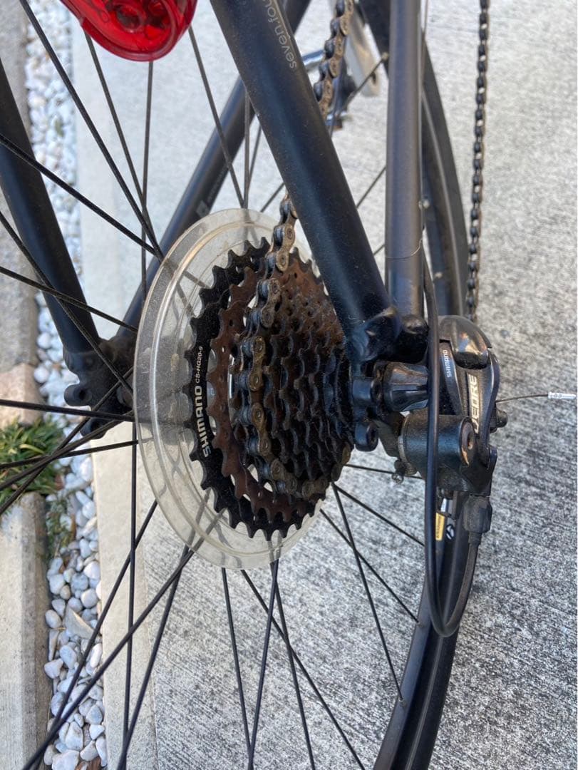 Trek クロスバイク 黒 7.4FX サイズ:20(175-180cm)