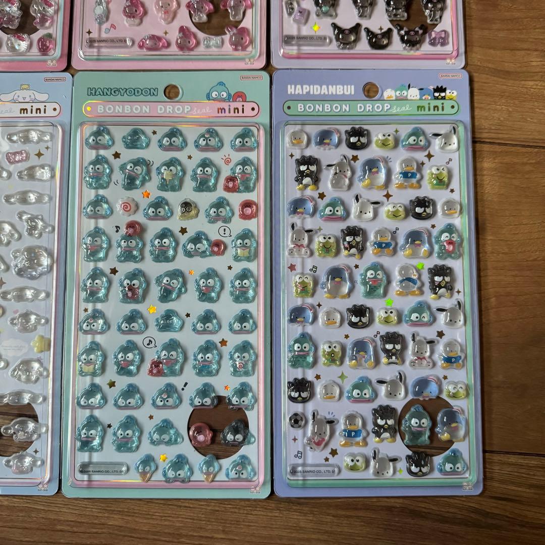 ボンボンドロップシール　サンリオ　ミニ　8種