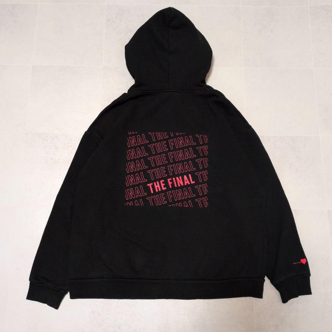 【極美品】BTS 公式 パーカー THE FINAL ジップ 黒 ツアーグッズ