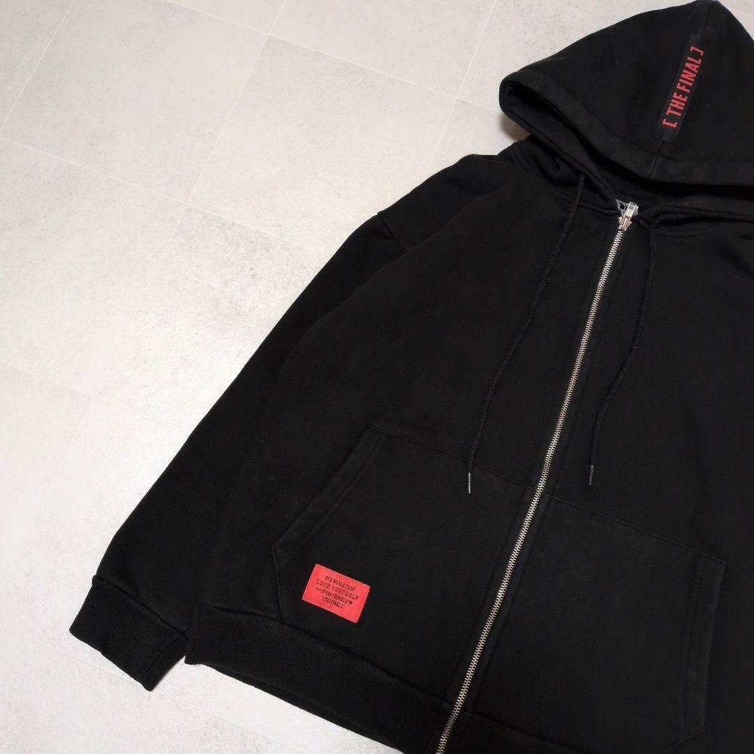 【極美品】BTS 公式 パーカー THE FINAL ジップ 黒 ツアーグッズ
