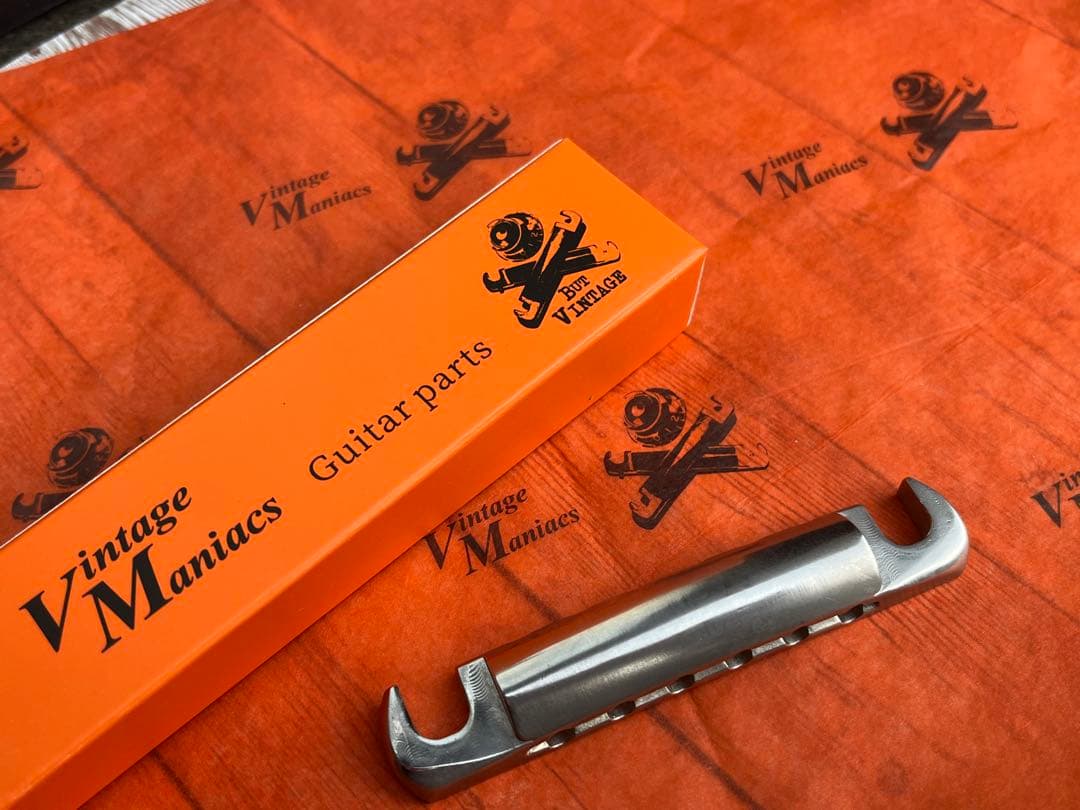 ヒスコレ レスポール用 ビンテージマニアックス アルミテールピース エイジド