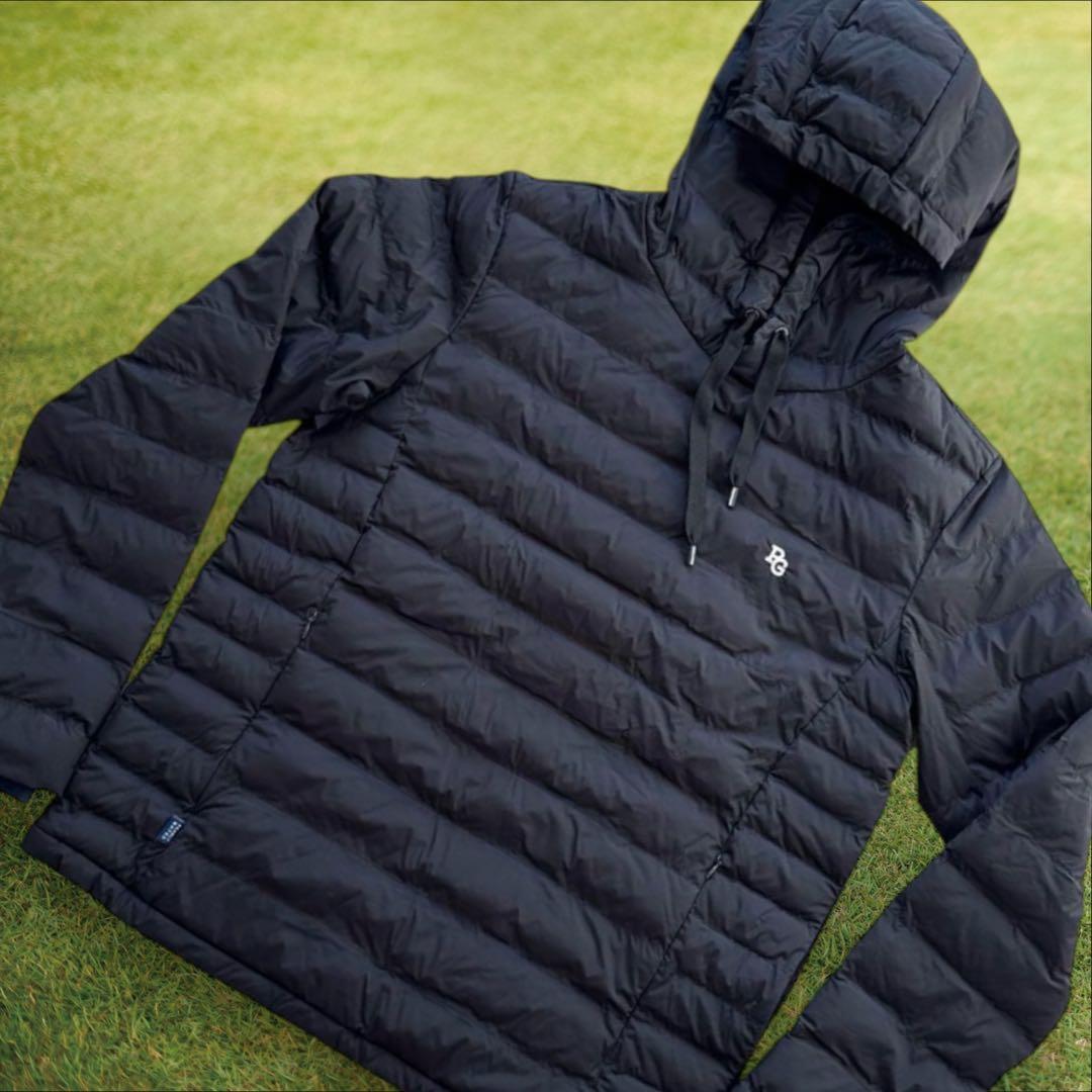 現行モデル　パーリーゲイツ　中綿　ダウン　ジャケット　黒　ブラック　L〜XL相当