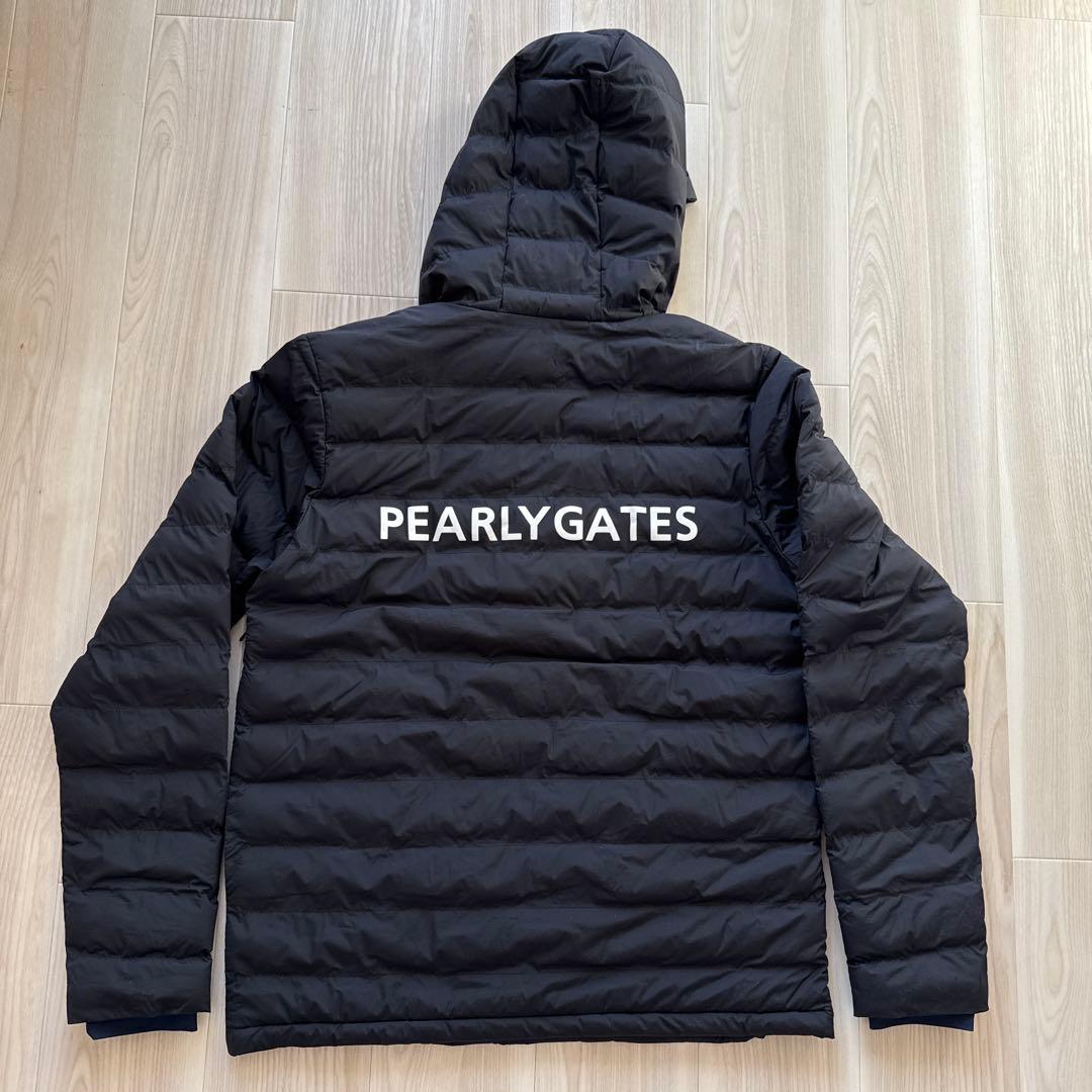 現行モデル　パーリーゲイツ　中綿　ダウン　ジャケット　黒　ブラック　L〜XL相当