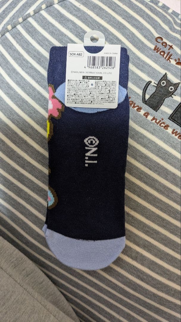 ANGEL BLUE キャラクターソックス 22-24cm