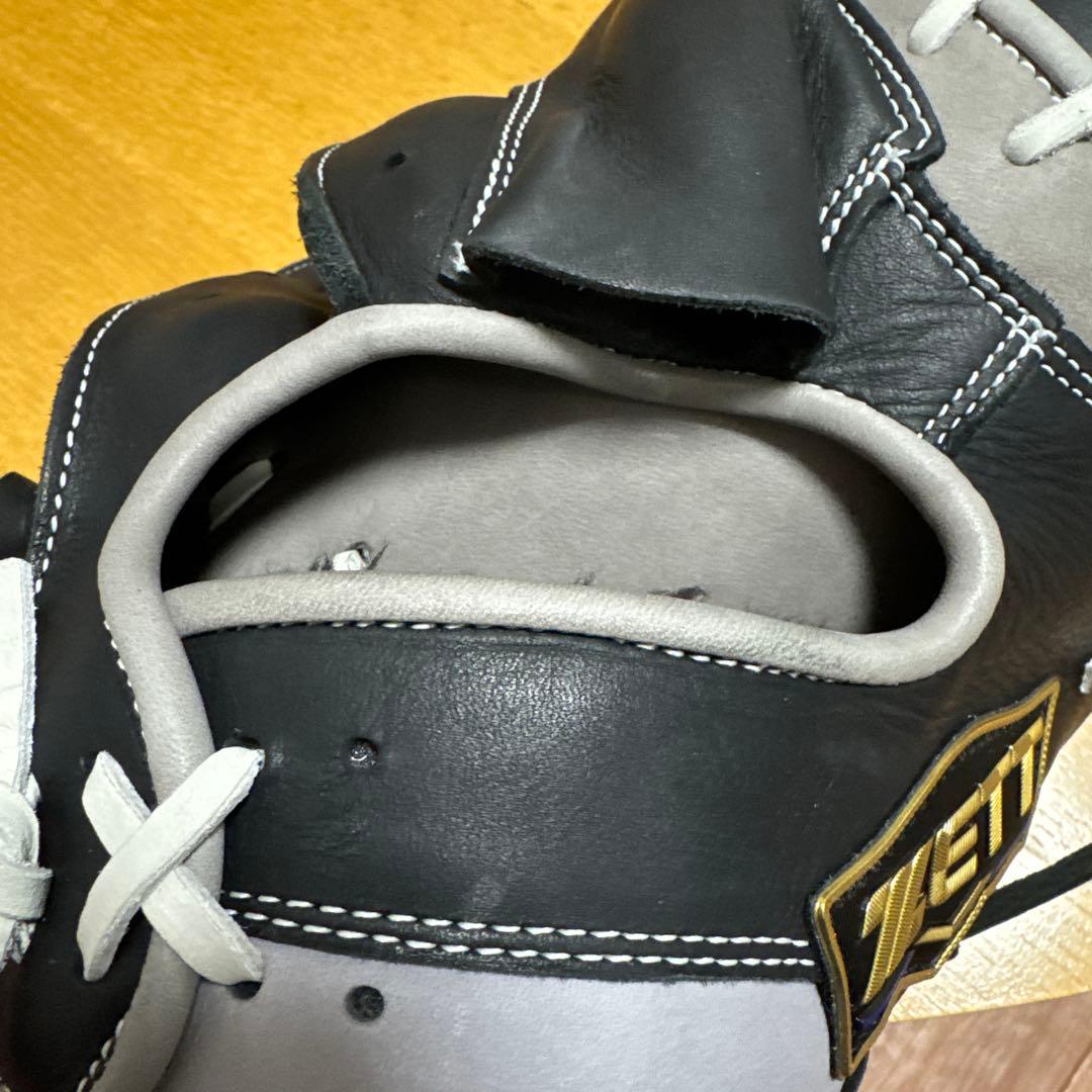 美品 ZETT ネオステイタス 軟式キャッチャーミット 湯もみ型付け済み