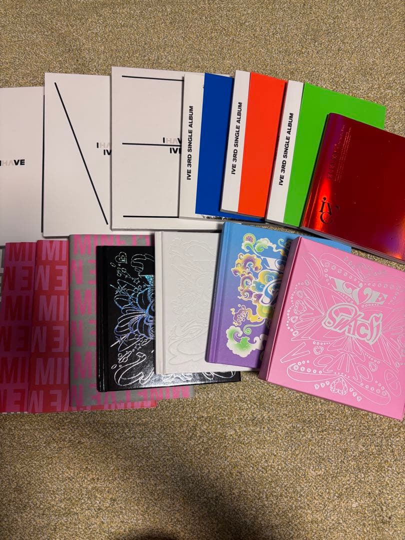 最終値下げです❗️IVE アルバムまとめ売り‼️特典:一番くじA賞付