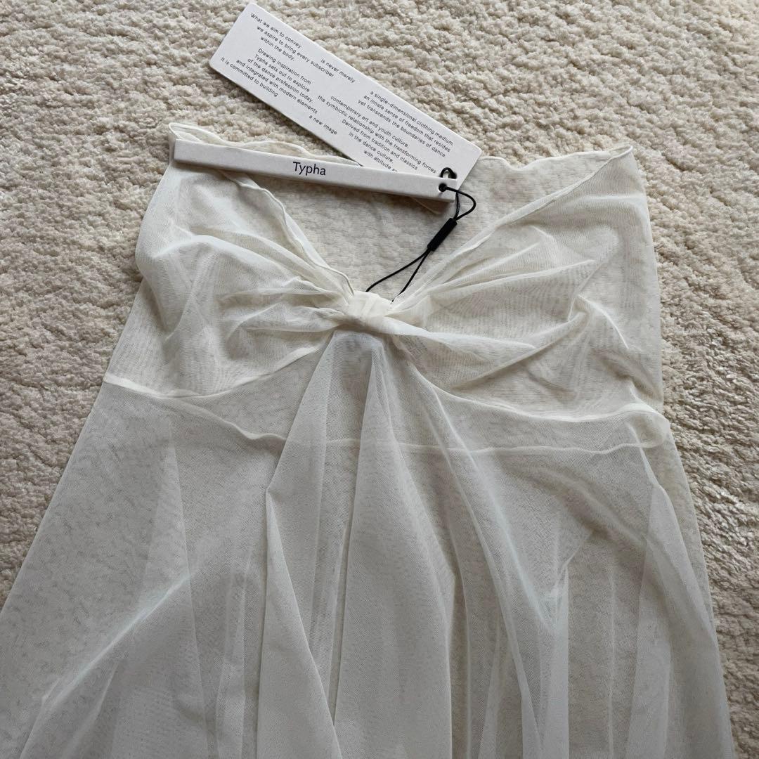 【新品未使用】TYPHA バレエスカート クリームアプリコット