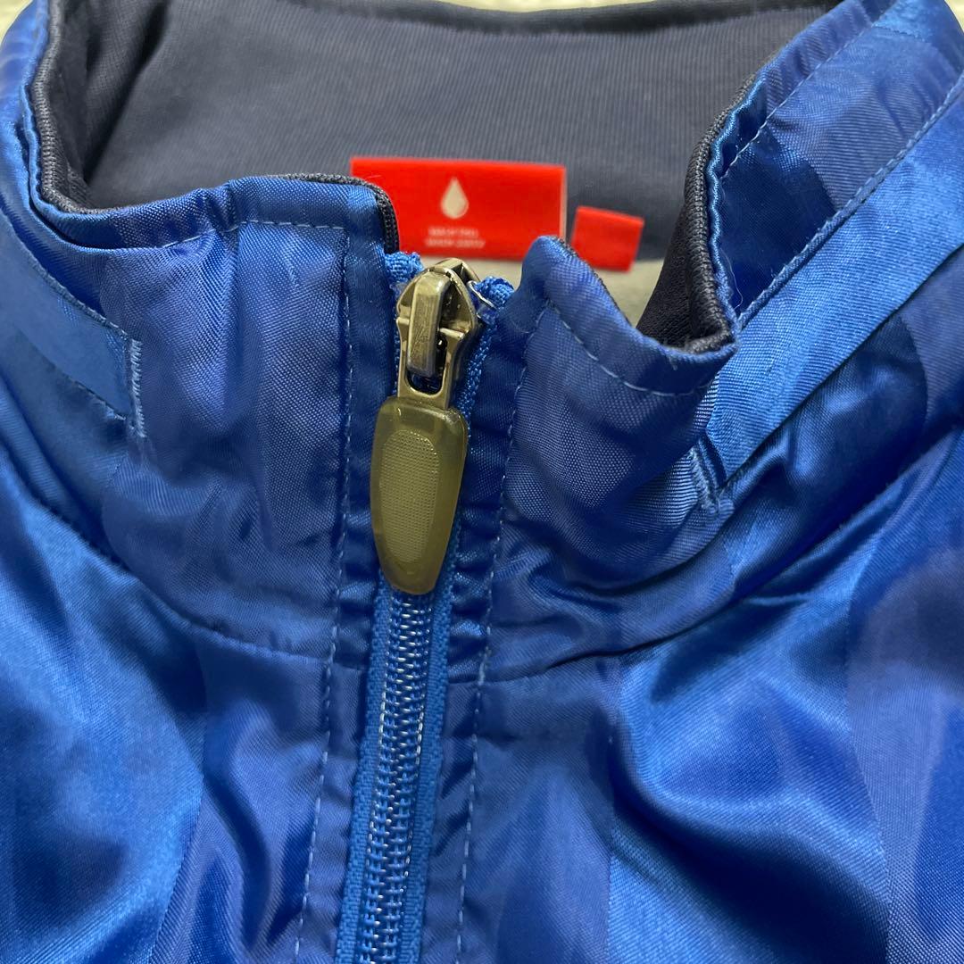 PUMA プーマ　上下セットアップ　青　ストライプ　光沢　スポーツジム　部活