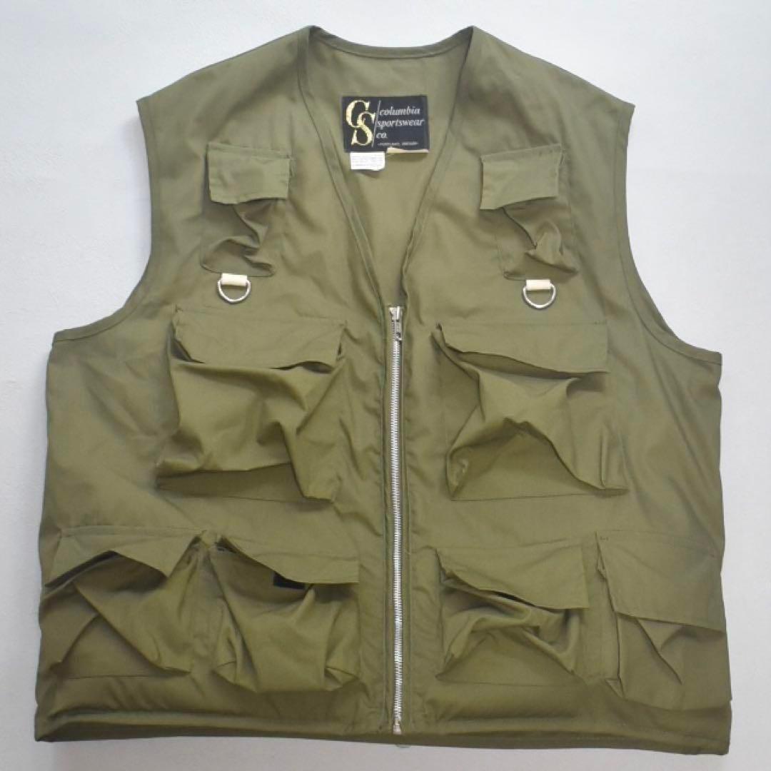 60s70sColumbia CSフローティングベスト デッドストックUSA製
