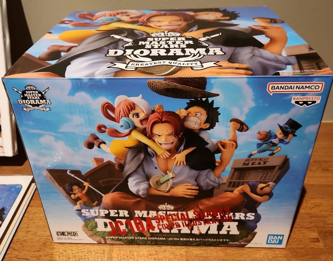 ワンピース シャンクス JC104巻 掛け替えカバーイラスト ジオラマ