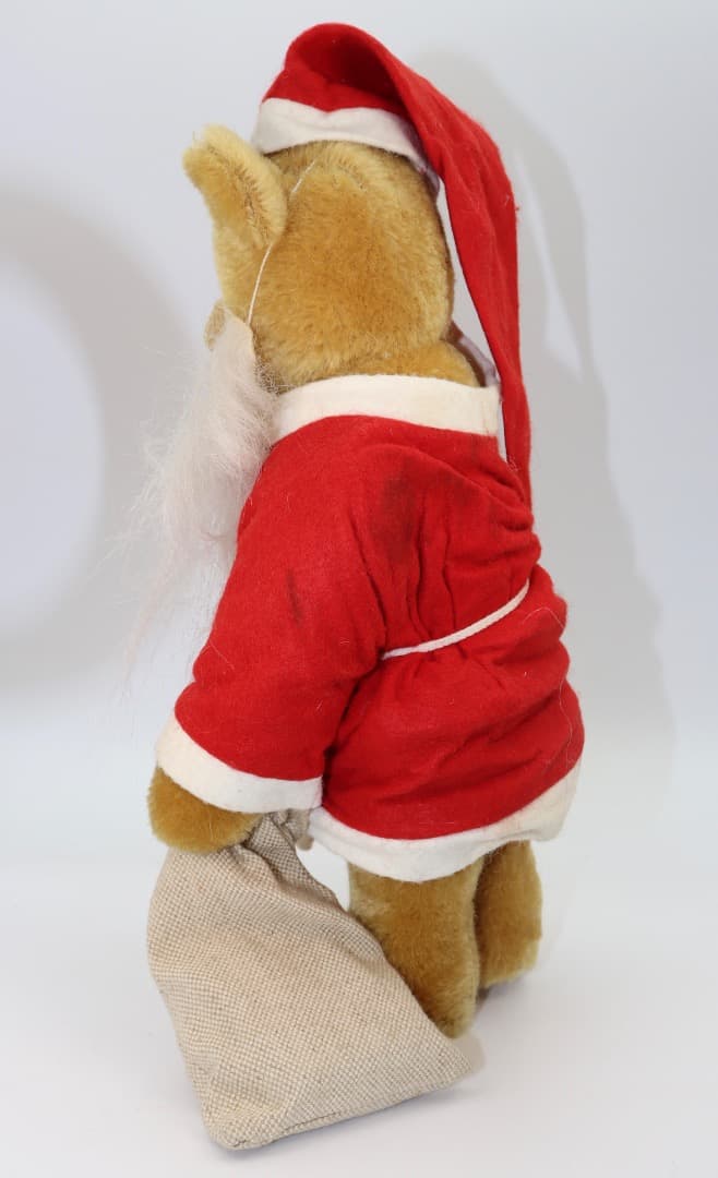 SCHUCO サンタクロース テディベア32cm ピッコロ２台付き