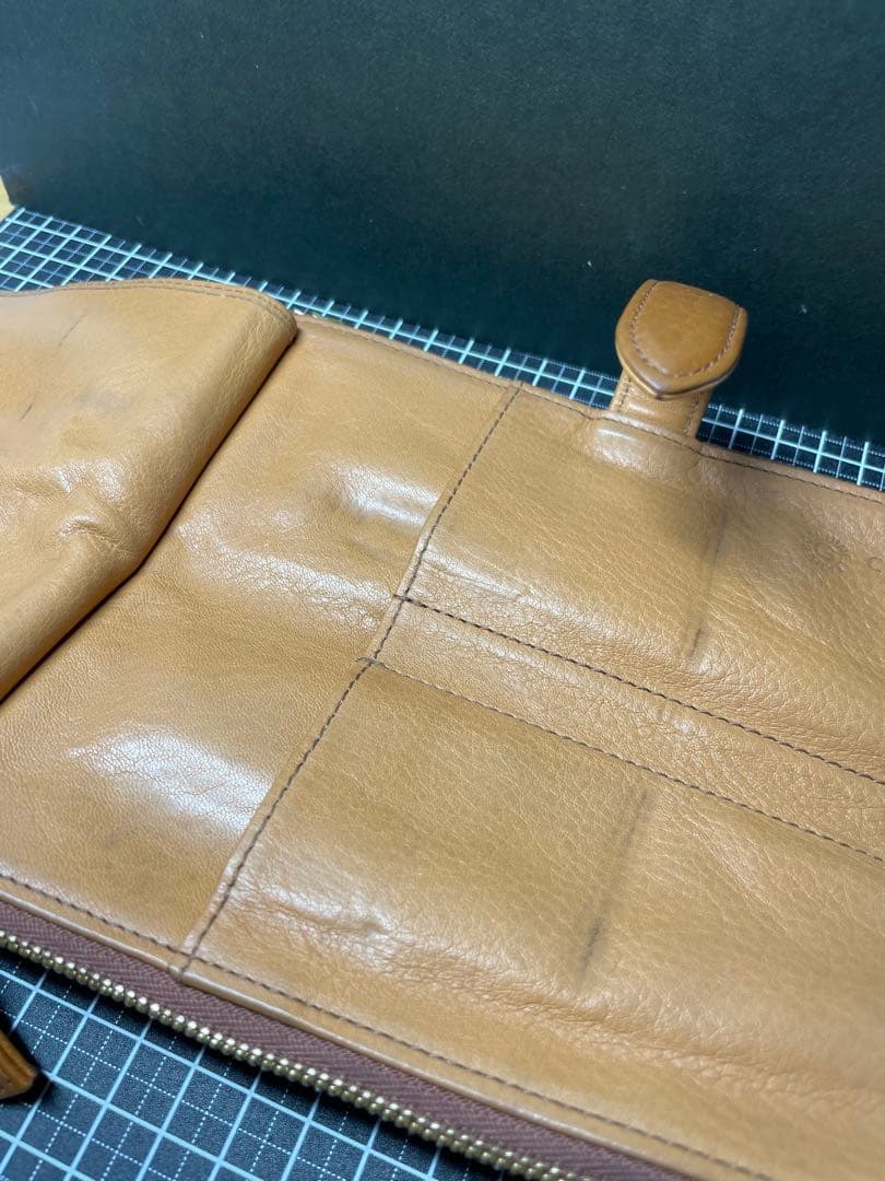 CCOMPANY ルポプリモペンケース　ウイスキー