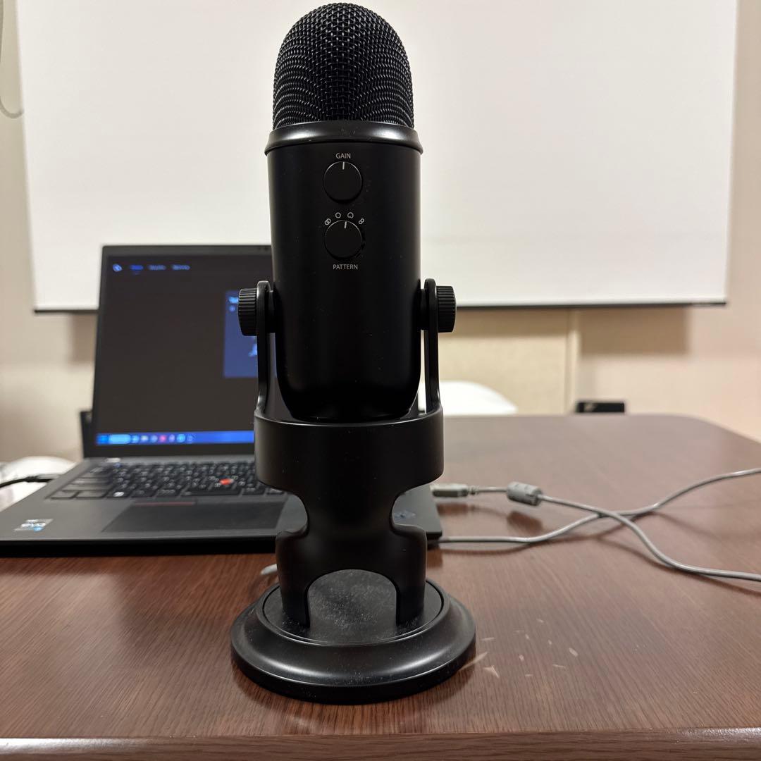 【美品】Blue Yeti USBコンデンサーマイク (ケーブル交換済み)