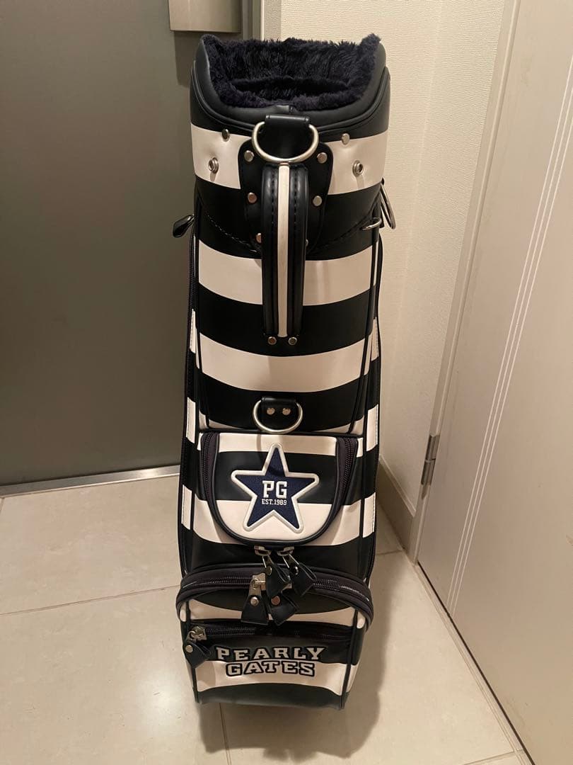 超希少モデル★PEARLY GATES パーリーゲイツ ボーダー キャディバッグ