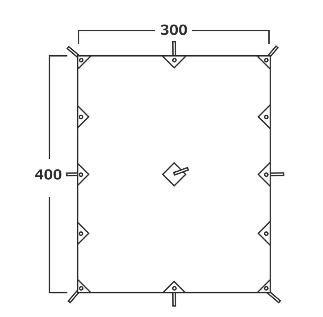 ノルディスク タープ　kari 12 300x400cm