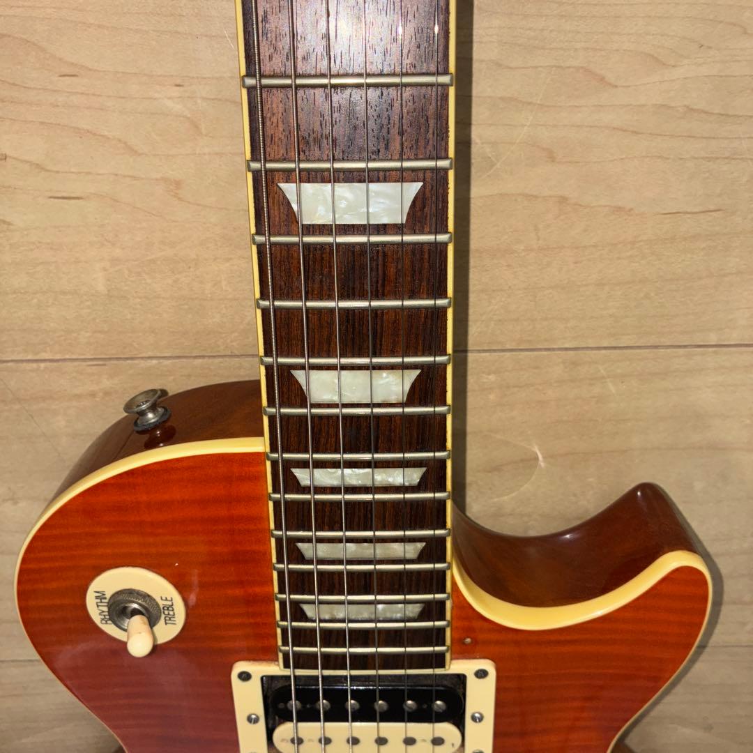 弦交換済み！激虎目　王道　laid back エレキギター レスポールタイプ