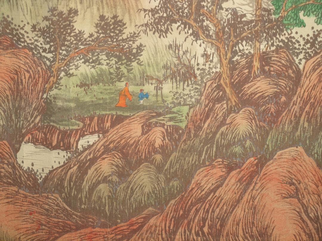 中国宋時代の掛軸　激安骨董品　肉筆保証　博物館保管品 BD365A11-6