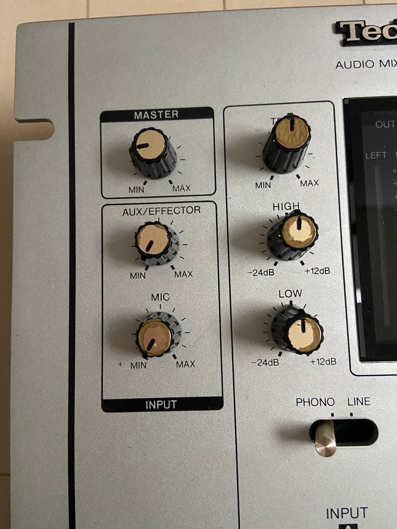 整備済み美品　Technics sh-ex1200DJミキサー